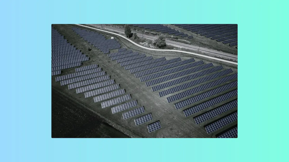 Solar farm illustrating green infrastructure the Green Accelerator aims to make bankable in emerging markets