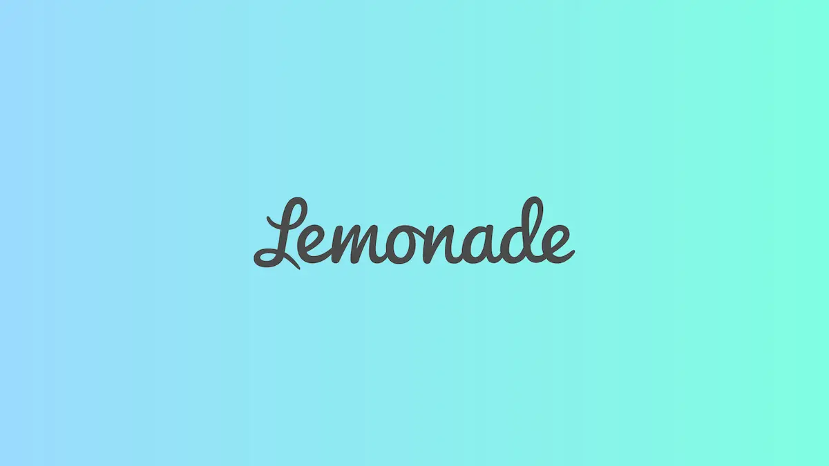 Lemonade Insurance case study showing digital-first insurance model with AI technology, transparency features, and social impact through charitable giving program