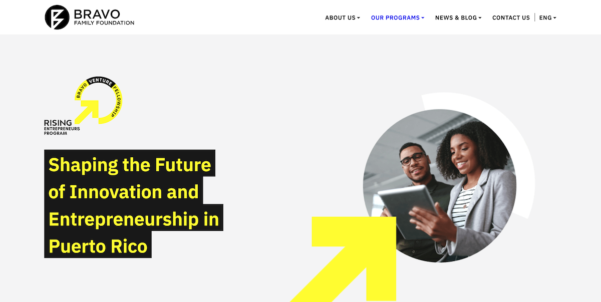 Bravo Venture Fellowship Website