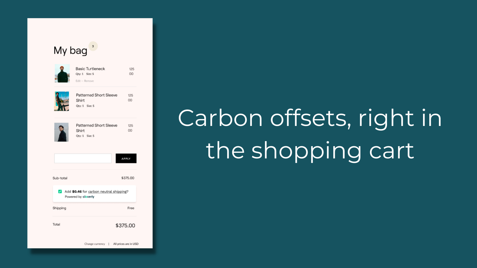 Carbon‑Neutral Shipping by Cloverly
