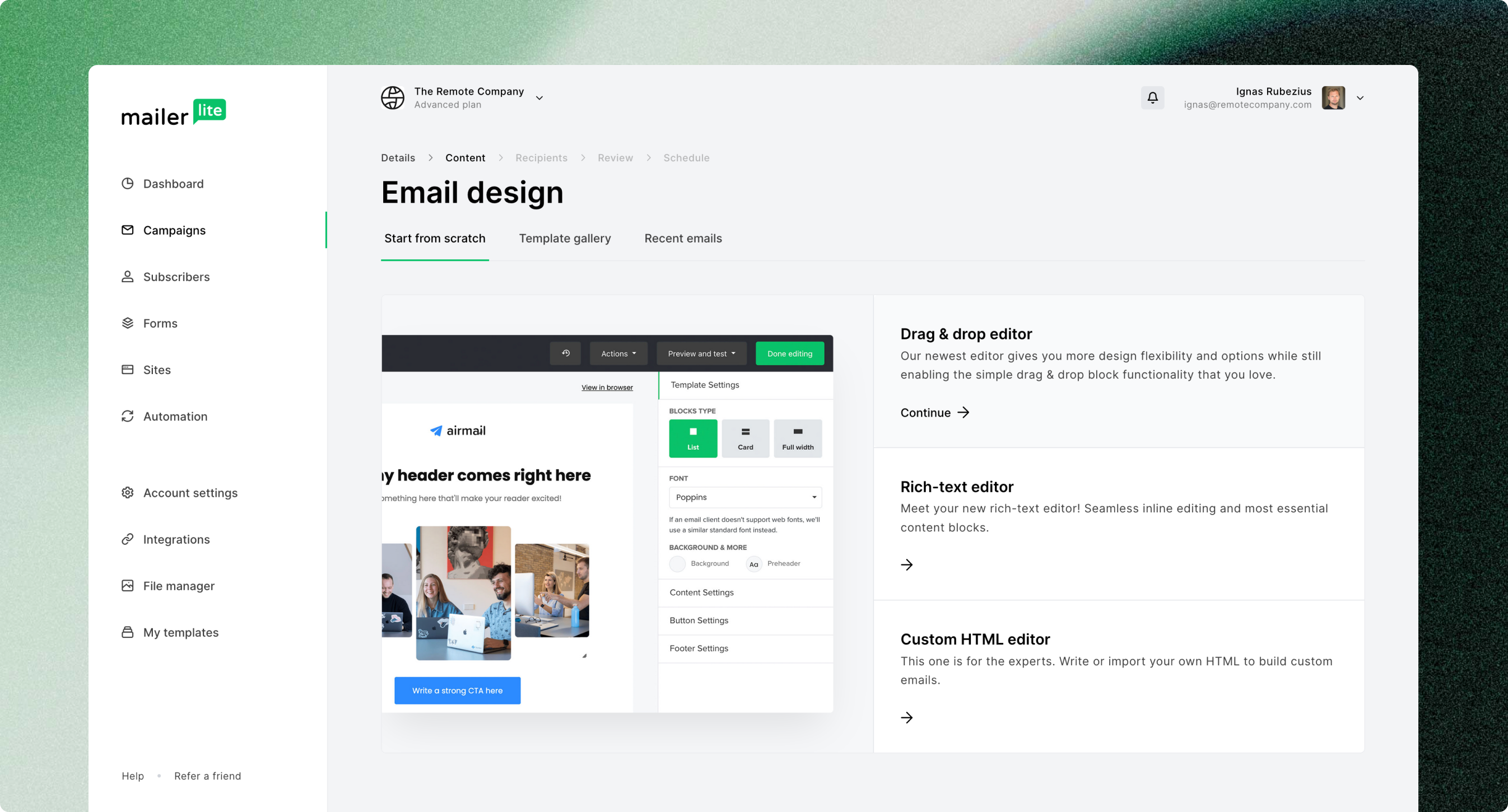 MailerLite - Best Email Marketing Platforms and Tools for Creators and Startups