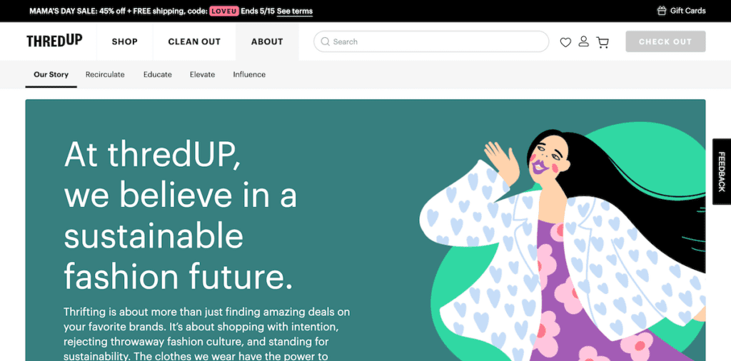 ThredUP - Online Thrift Stores for Sustainable Shopping
