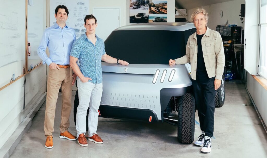Forrest North, Jason Marks, and Yves Béhar - TELO Trucks Co-founders